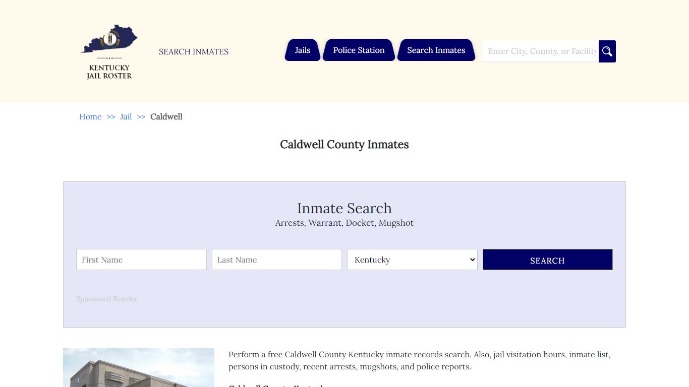 Caldwell County Inmates | Jail Roster Search